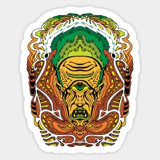 God of Ugliness Sticker